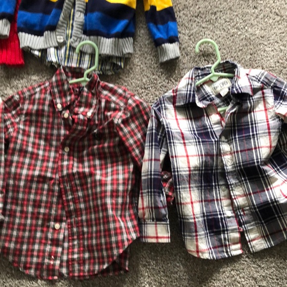 Lot of 2t Toddler boys sweaters and button downs - Picture 6 of 6